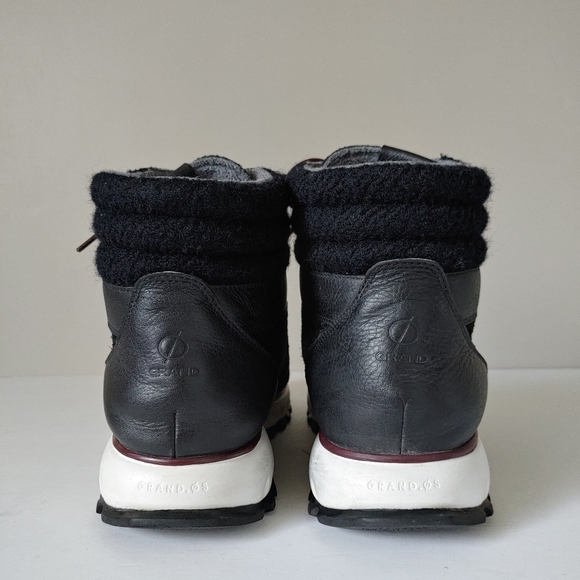 Cole Haan Zerogrand Xc Hiker Boots Size 10 Black Suede - Picture 9 of 15